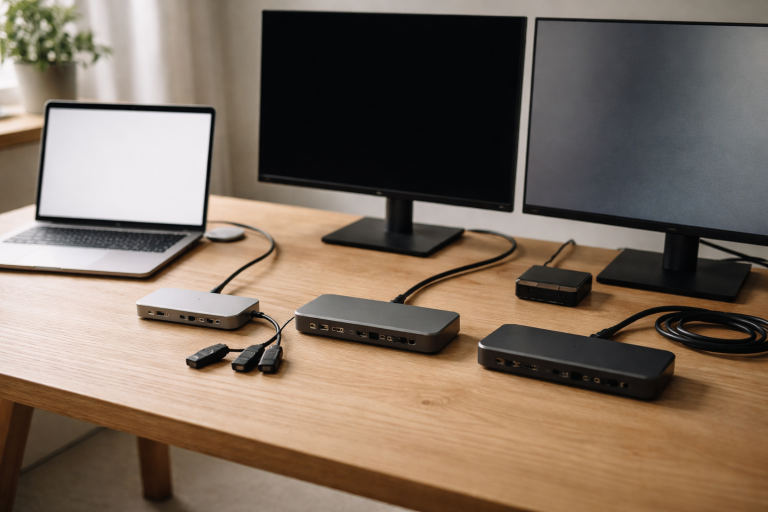 Køb den rigtige dock første gang: sådan undgår du USB-C hub-fælden (især med 2 skærme)