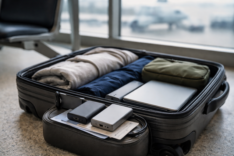 Powerbank i flyet uden stress: Sådan pakker du rigtigt i 2026
