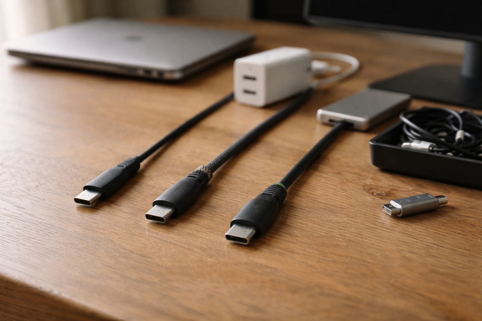 USB-C-kabler: De ligner hinanden, men de kan ødelægge din dag (8 klassiske fejl og det rigtige valg)
