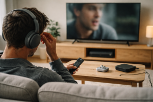 Bliver du også skør af Bluetooth-lyd der halter efter TV-billedet?