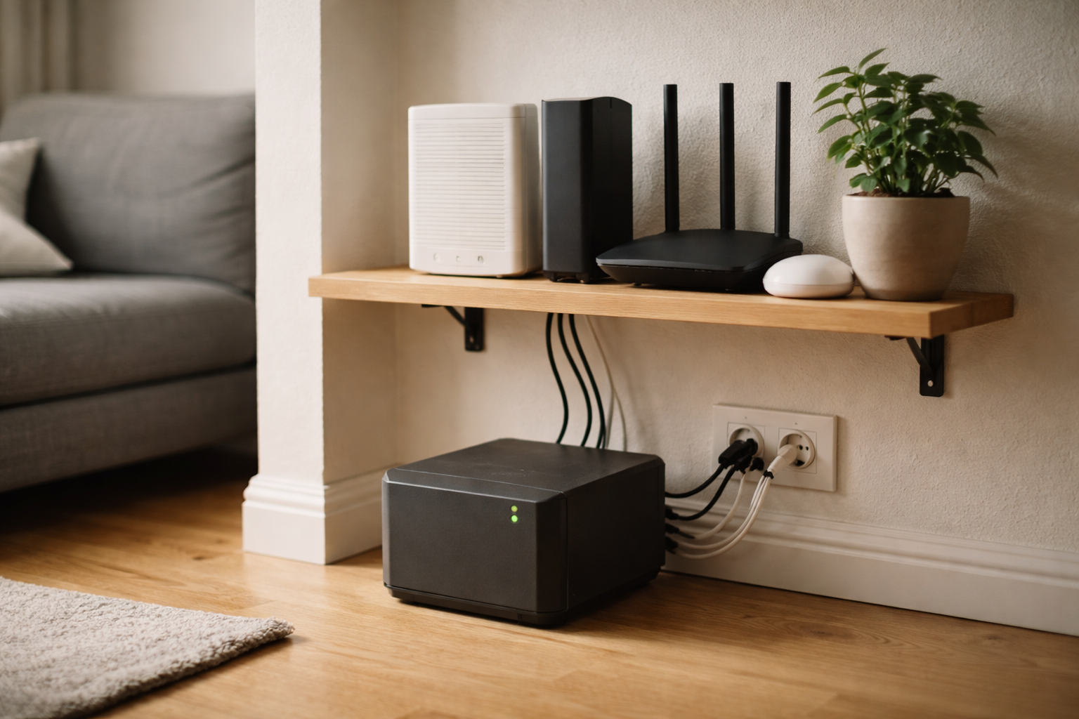 Hvordan du holder internet og smart home kørende når strømmen blinker