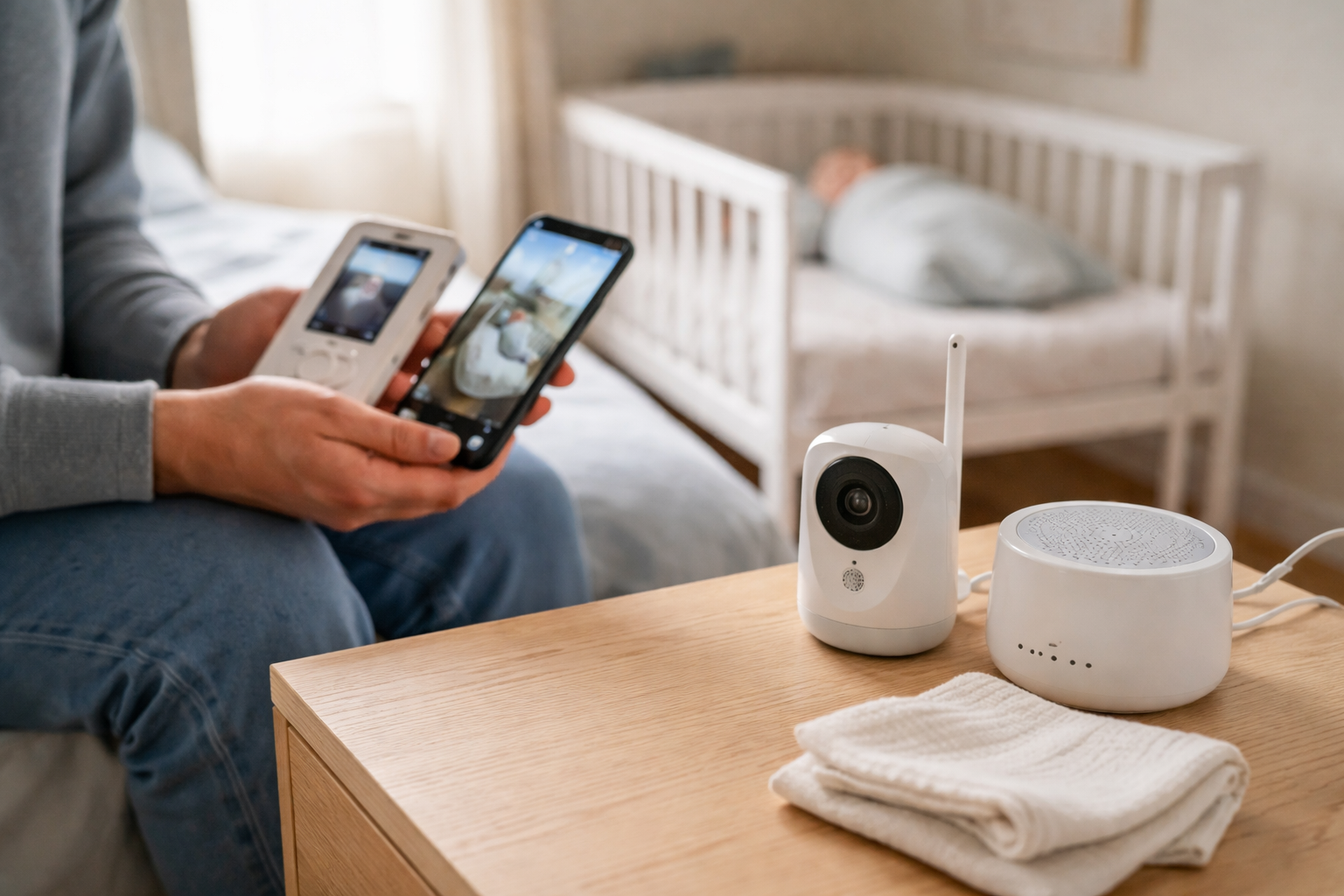 Babyalarm med kamera bedst i test 2026: Vælg rigtigt til rækkevidde, Wi‑Fi, sikkerhed og privatliv