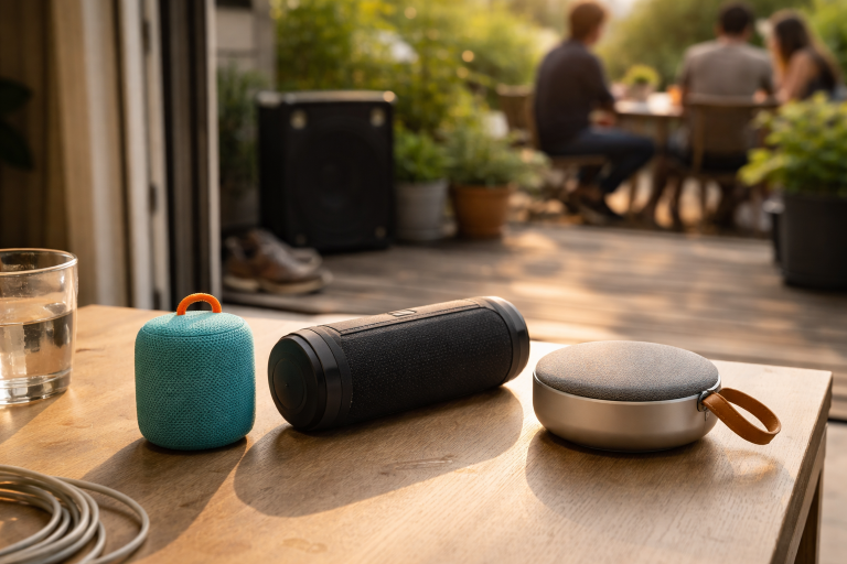 Bluetooth-højttaler bedst i test 2026 - find den bedste trådløse højttaler til dit budget