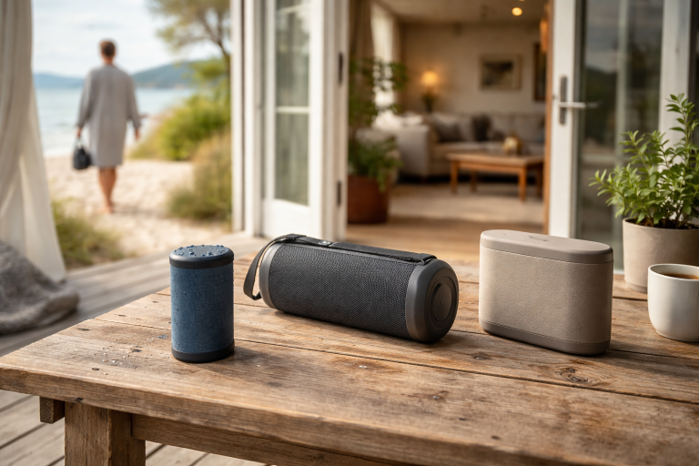 Bluetooth-højttaler test 2026: bedste valg til hjem, strand og rejse