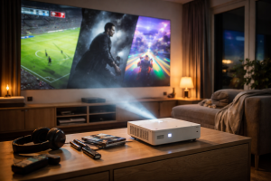 Bedste projektor: vælg rigtigt til film, sport og gaming