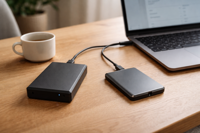 Ekstern harddisk eller ekstern SSD: sådan vælger du rigtigt til backup og fart